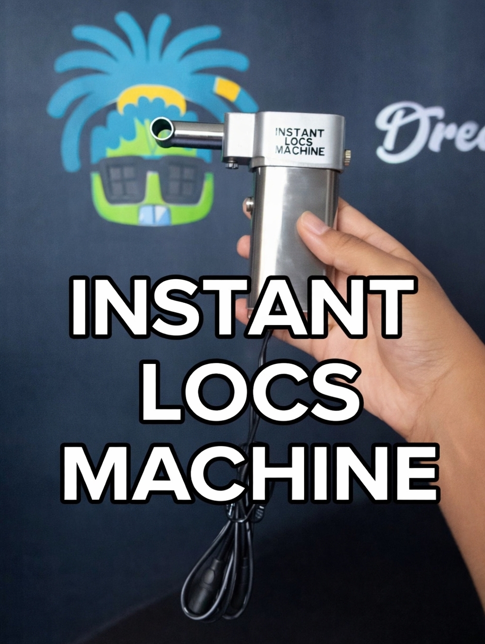 Instant Locs Machine - Silver Handheld Dread Tool
